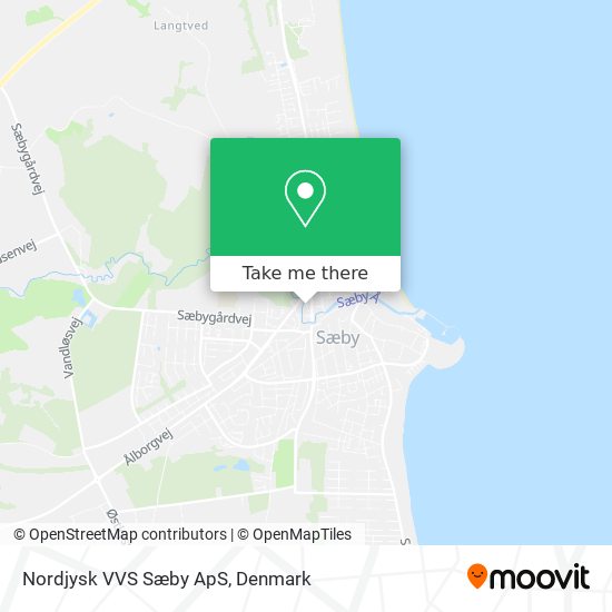 Nordjysk VVS Sæby ApS map