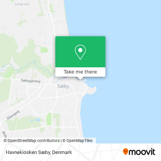 Havnekiosken Sæby map