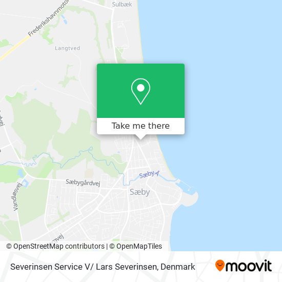 Severinsen Service V/ Lars Severinsen map
