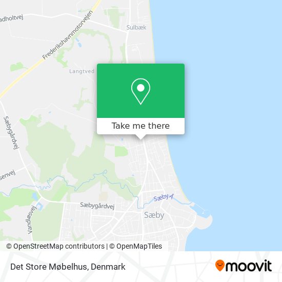 Det Store Møbelhus map