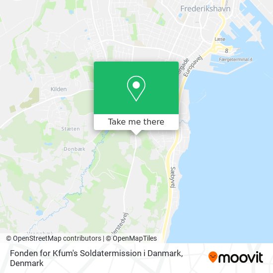 Fonden for Kfum's Soldatermission i Danmark map