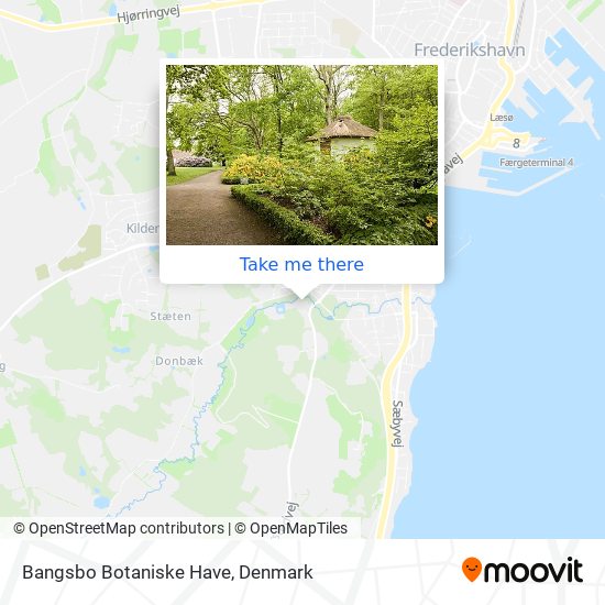 Bangsbo Botaniske Have map