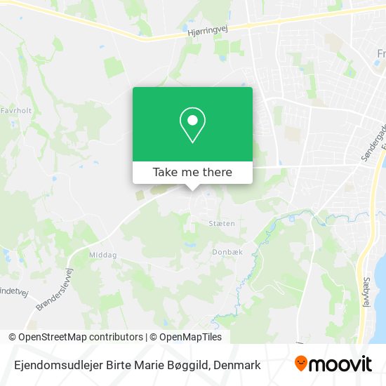 Ejendomsudlejer Birte Marie Bøggild map