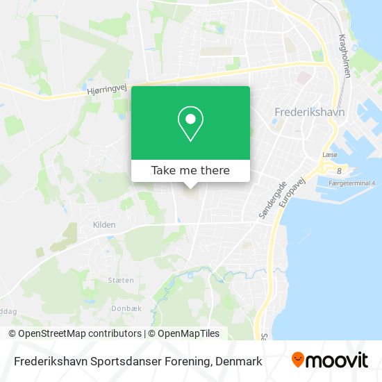 Frederikshavn Sportsdanser Forening map