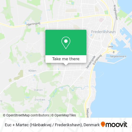 Euc + Martec (Hånbækvej / Frederikshavn) map