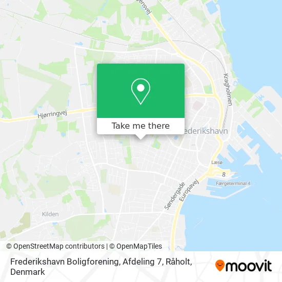 Frederikshavn Boligforening, Afdeling 7, Råholt map