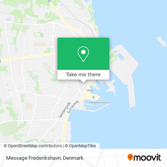 Message Frederikshavn map