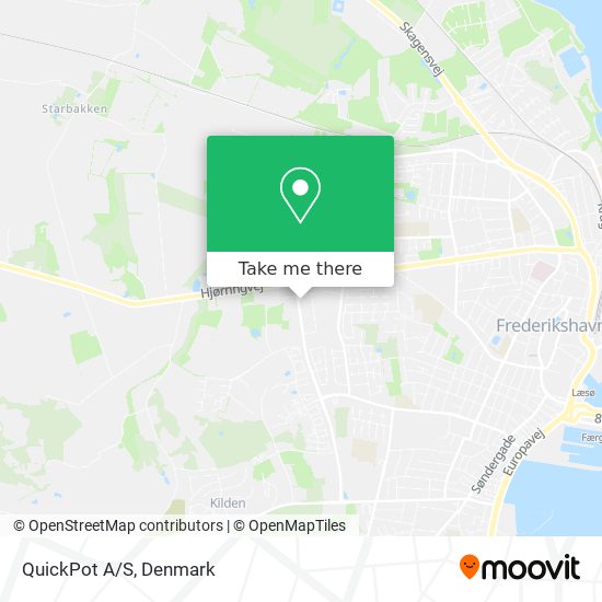 QuickPot A/S map