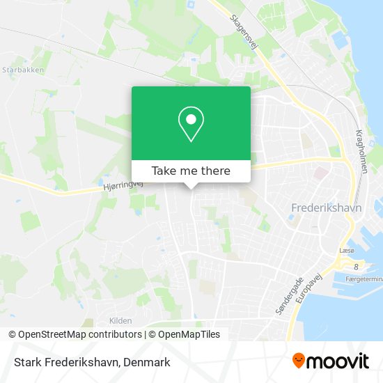 Stark Frederikshavn map