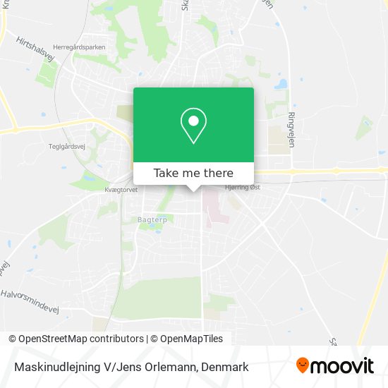 Maskinudlejning V / Jens Orlemann map