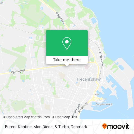 Eurest Kantine, Man Diesel & Turbo map