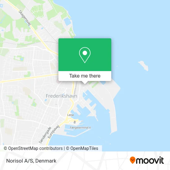 Norisol A/S map