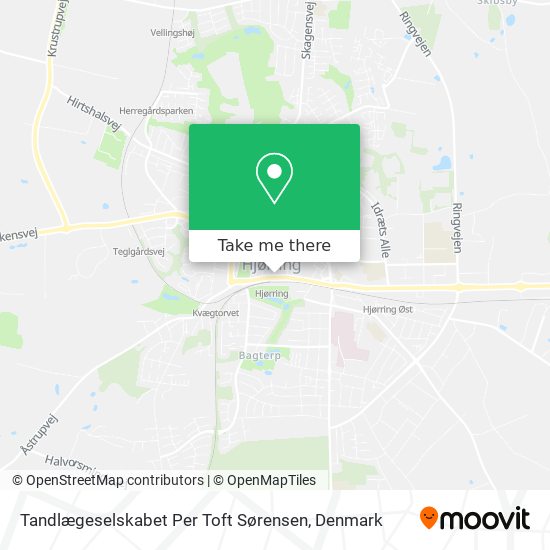 Tandlægeselskabet Per Toft Sørensen map