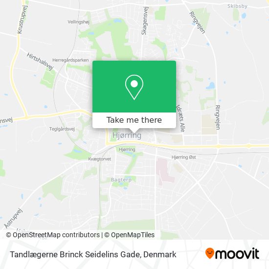 Tandlægerne Brinck Seidelins Gade map