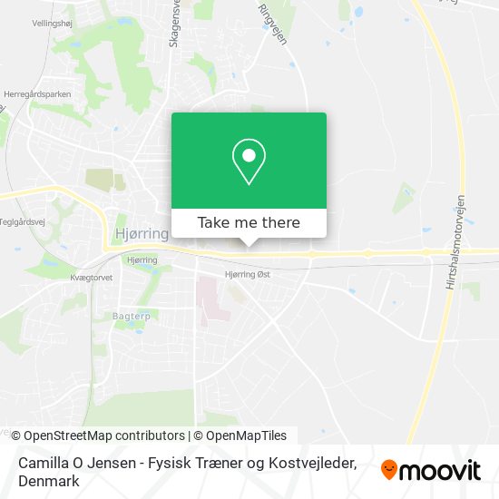 Camilla O Jensen - Fysisk Træner og Kostvejleder map