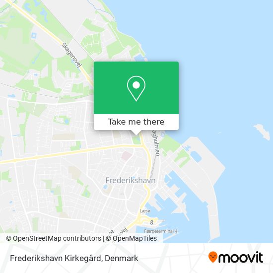 Frederikshavn Kirkegård map