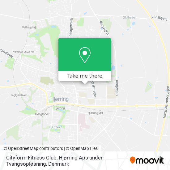 Cityform Fitness Club, Hjørring Aps under Tvangsopløsning map