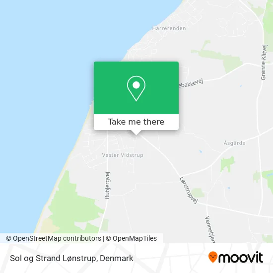 Sol og Strand Lønstrup map