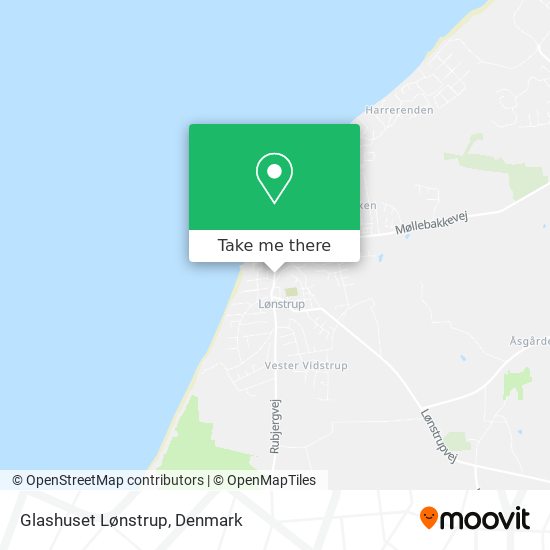 Glashuset Lønstrup map