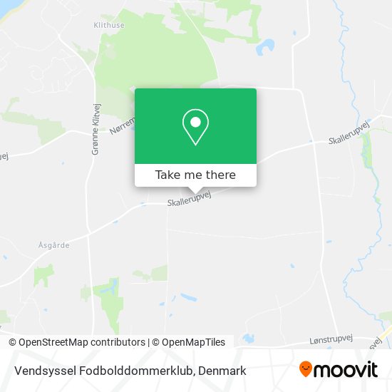 Vendsyssel Fodbolddommerklub map