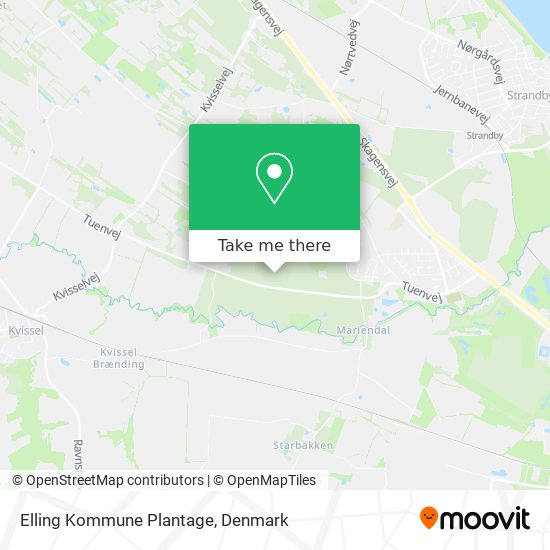 Elling Kommune Plantage map