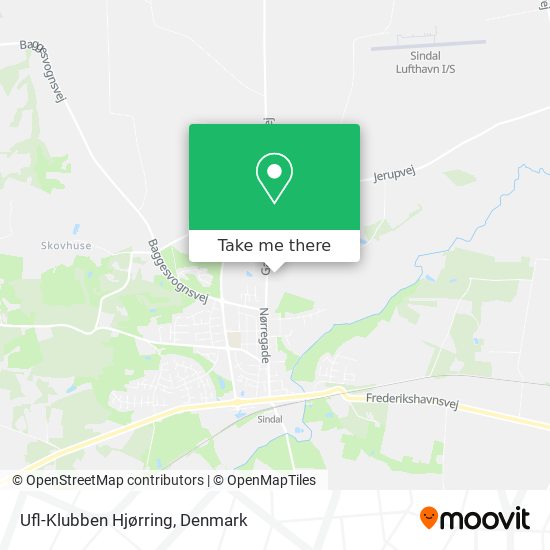 Ufl-Klubben Hjørring map