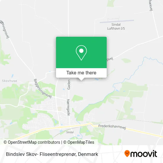 Bindslev Skov- Fliseentreprenør map