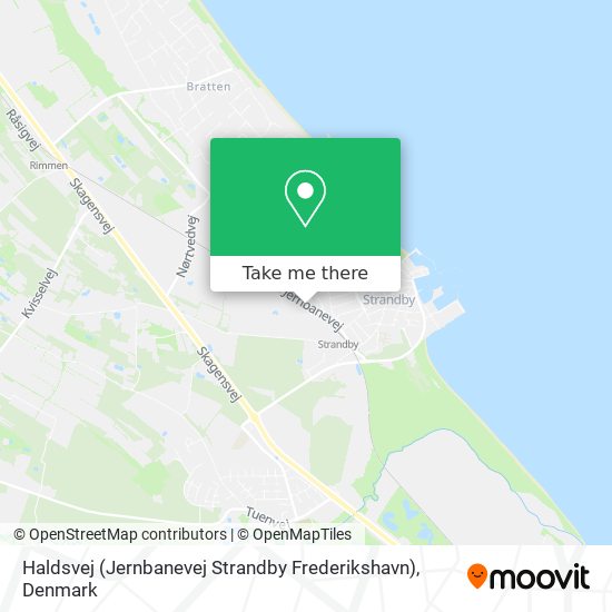 Haldsvej (Jernbanevej Strandby Frederikshavn) map