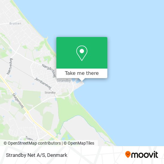 Strandby Net A/S map