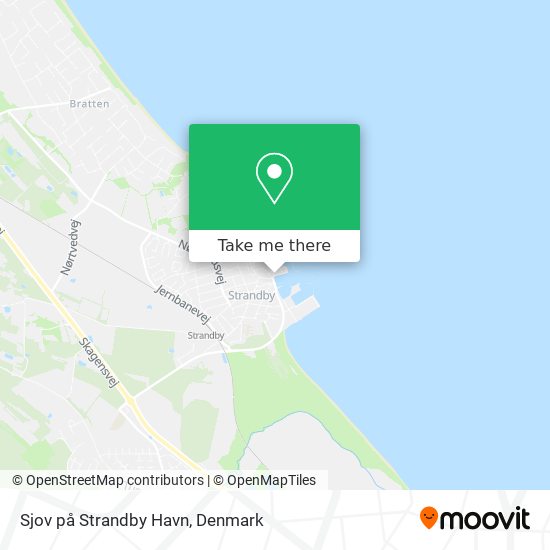 Sjov på Strandby Havn map