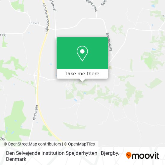 Den Selvejende Institution Spejderhytten i Bjergby map