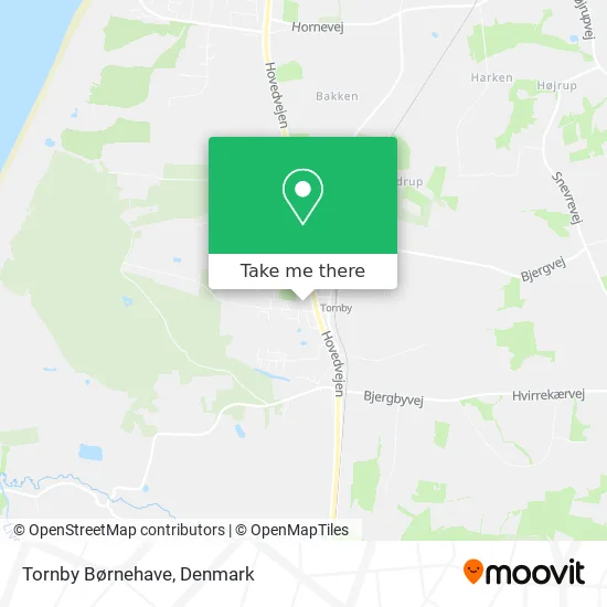 Tornby Børnehave map