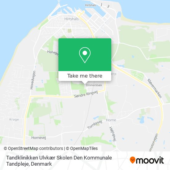 Tandklinikken Ulvkær Skolen Den Kommunale Tandpleje map