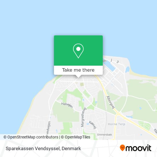 Sparekassen Vendsyssel map