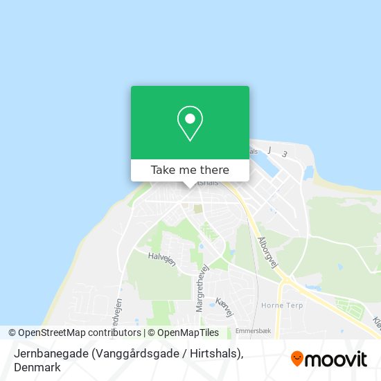 Jernbanegade (Vanggårdsgade / Hirtshals) map