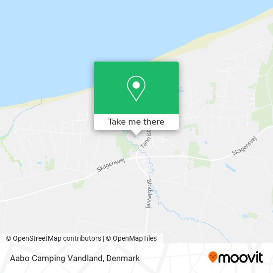 Aabo Camping Vandland map