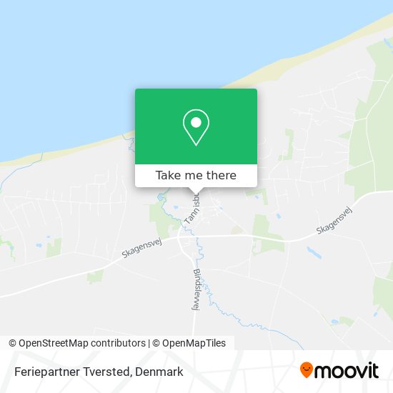 Feriepartner Tversted map