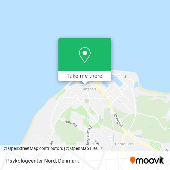 Psykologcenter Nord map