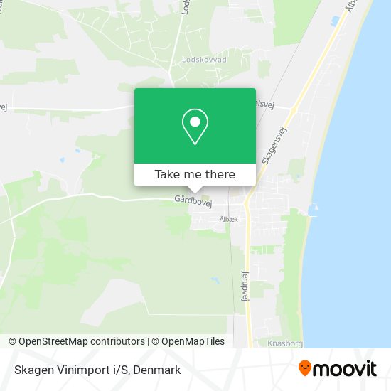 Skagen Vinimport i/S map