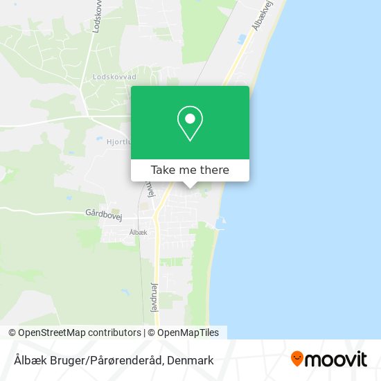Ålbæk Bruger/Pårørenderåd map