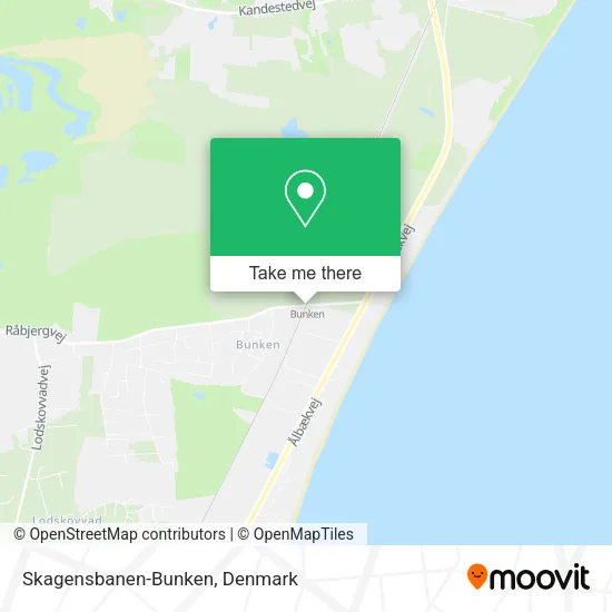 Skagensbanen-Bunken map