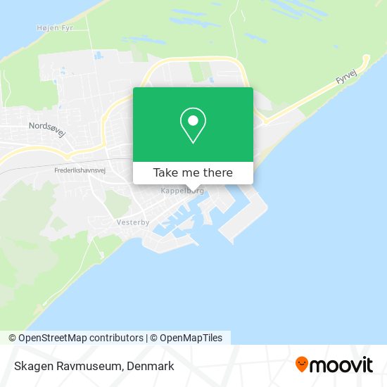 Skagen Ravmuseum map