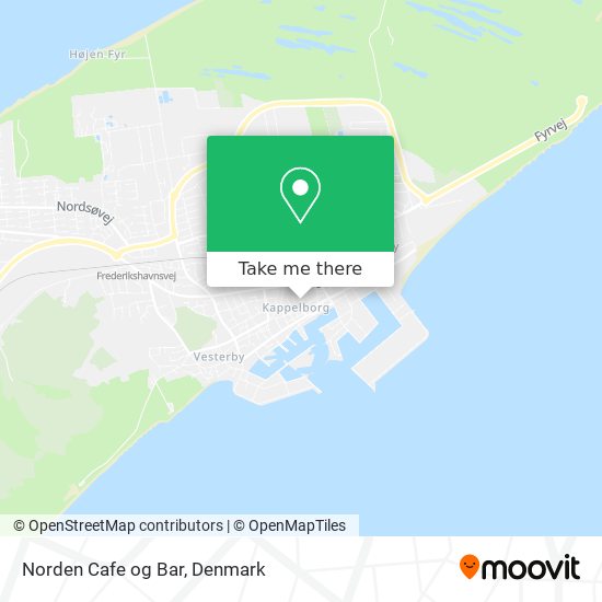 Norden Cafe og Bar map