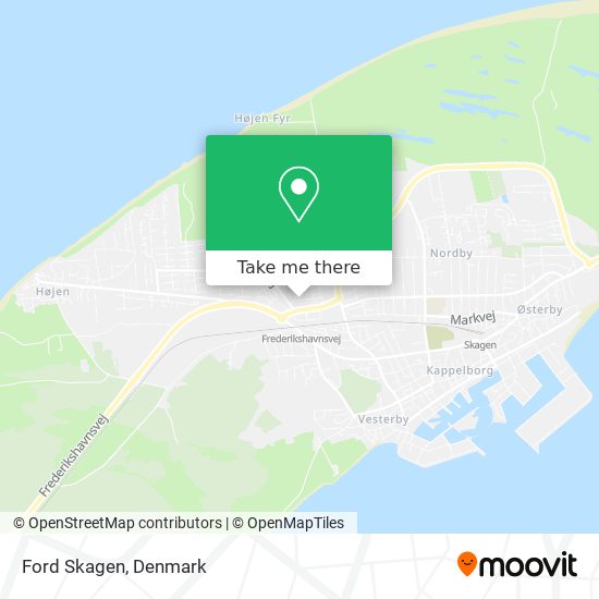 Ford Skagen map