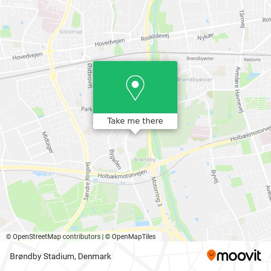 Brøndby Stadium map