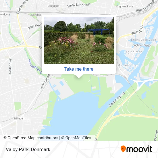 Valby Park map