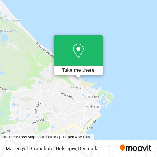 Marienlyst Strandhotel Helsingør map