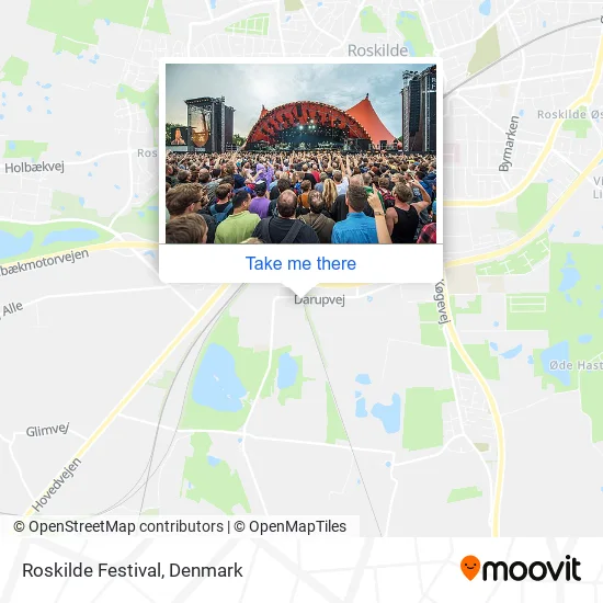 Roskilde Festival map