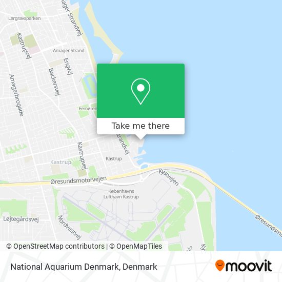 National Aquarium Denmark map