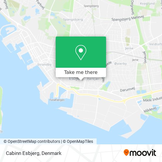 Cabinn Esbjerg map